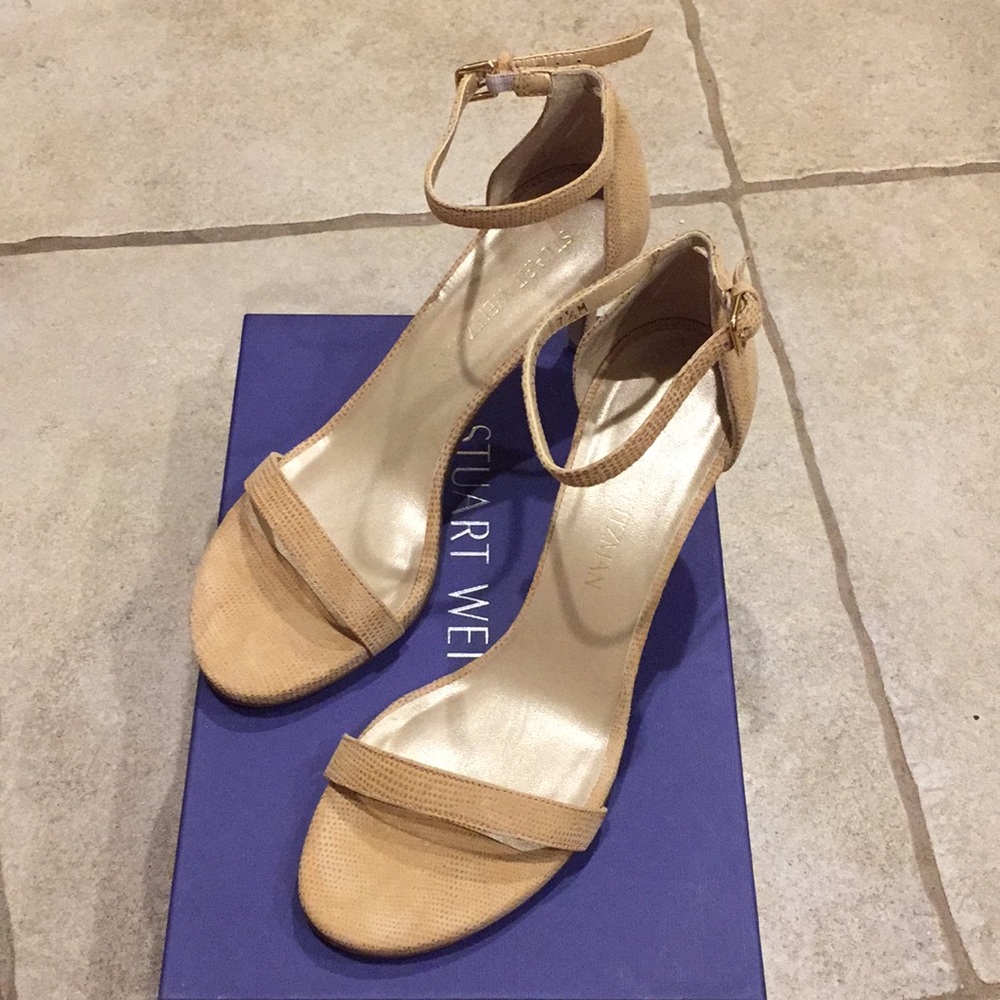 Stuart Weitzman ankle strap heels